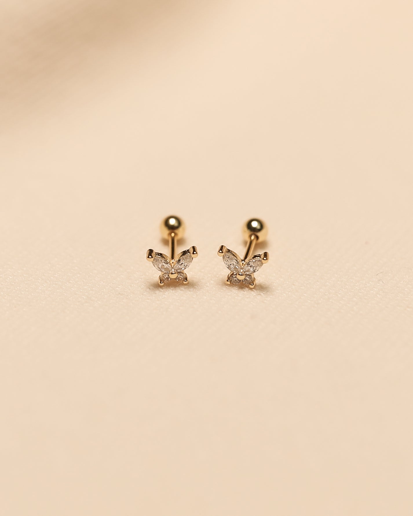 Butterfly CZ Earring
