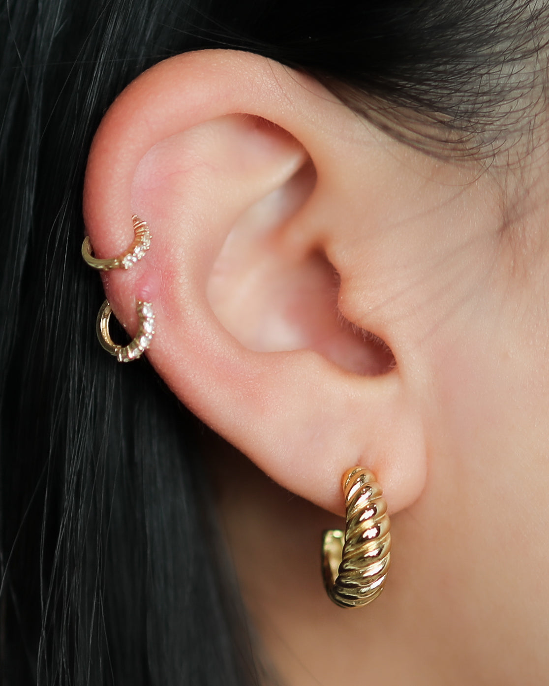 Le Croissant Earring (Gold)