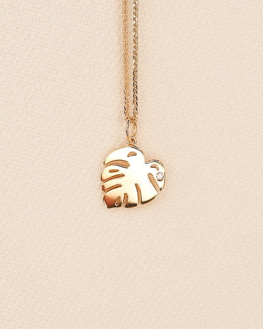 Monstera Necklace