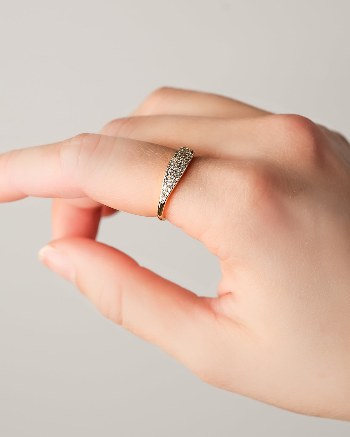Lightning CZ Ring (Gold)