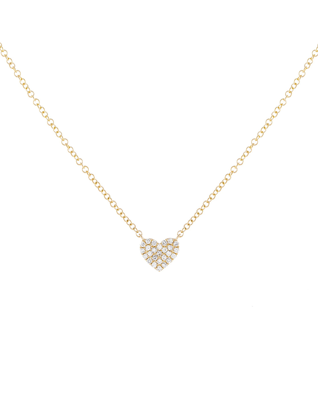 Tennis Link Chain Necklace (Gold)