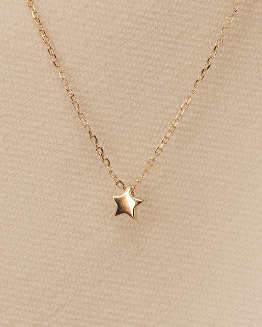 Tennis Link Chain Necklace (Gold)