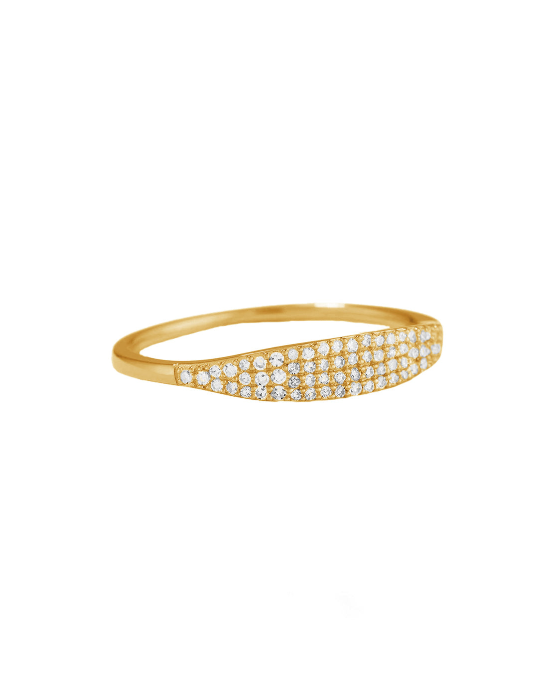 Lightning CZ Ring (Gold)