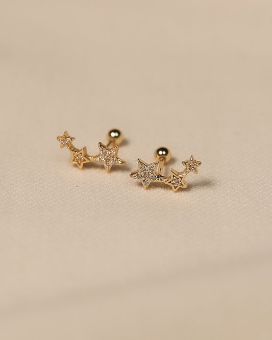 Trio Stars Earring